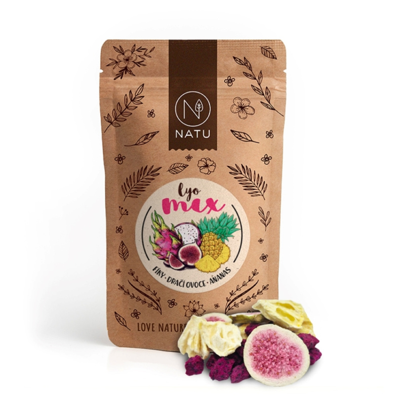 NATU Lyo mix fíky a dračí ovoce 35g