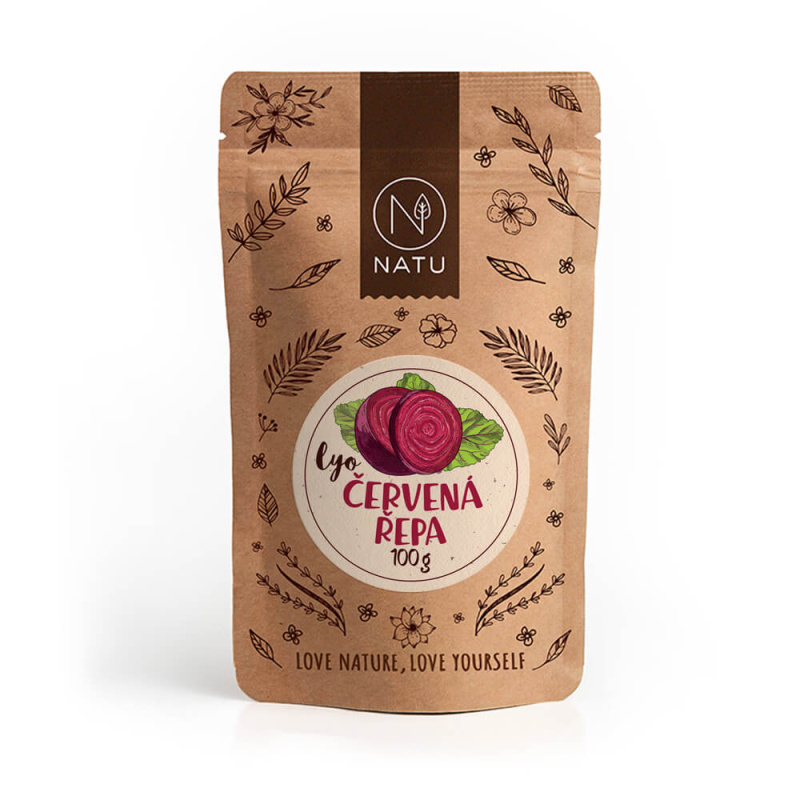 NATU Lyofilizovaná červená řepa 100g