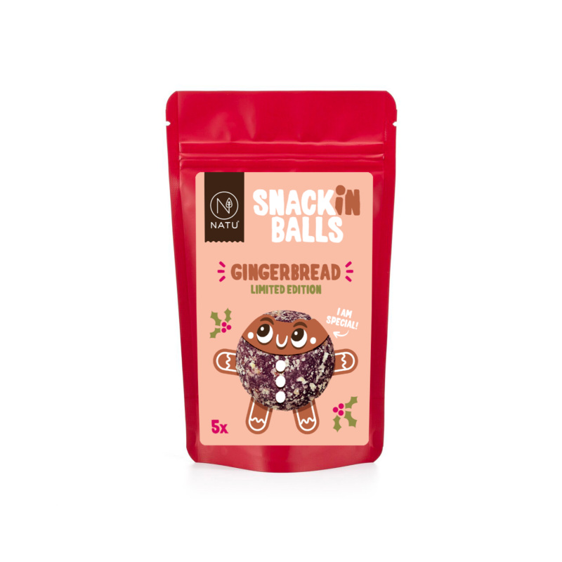 NATU SNACKin Balls Gingerbread 65g