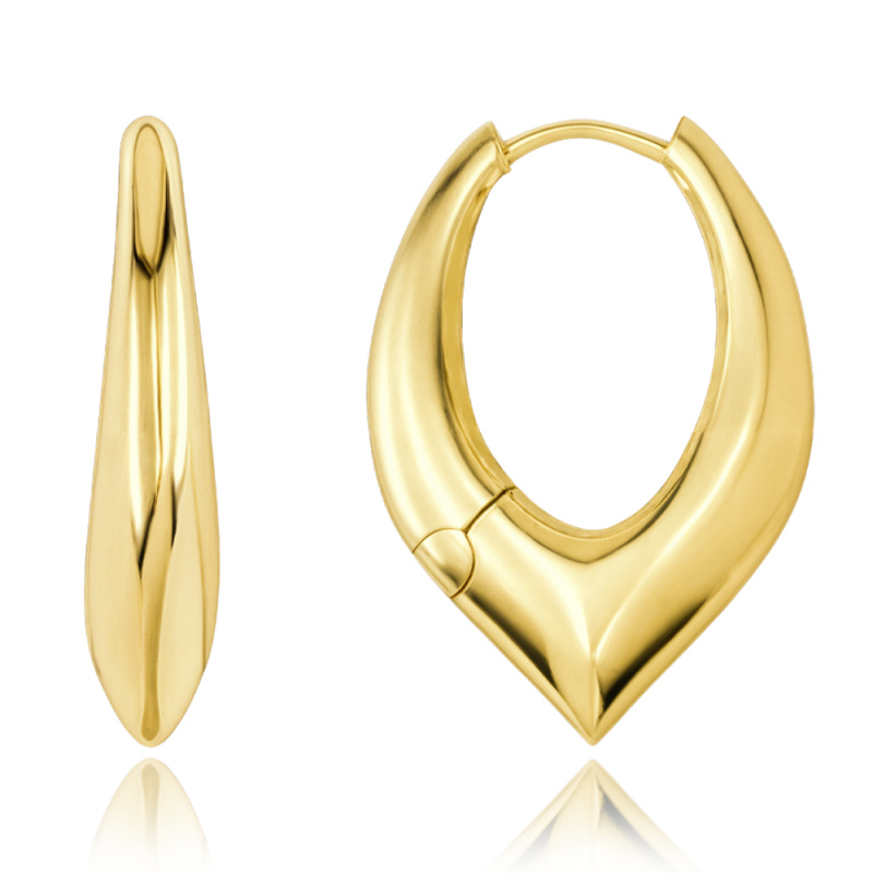 MINET Moderní zlaté náušnice Au 585/1000