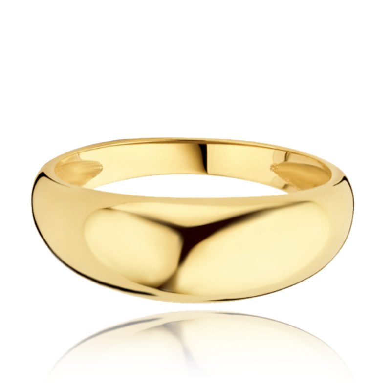 MINET Moderní zlatý prsten Au 585/1000 Velikost prstenu:: 55, Hmotnost (g): 2,85