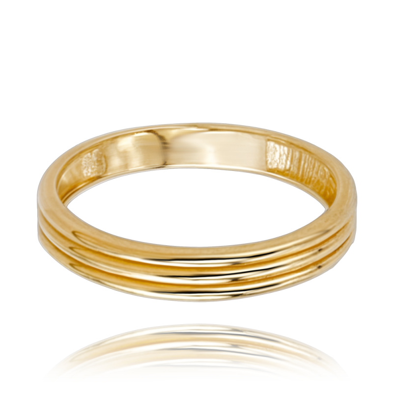 MINET Elegantní zlatý prsten Au 585/1000 Velikost prstenu:: 56, Hmotnost (g): 1,7