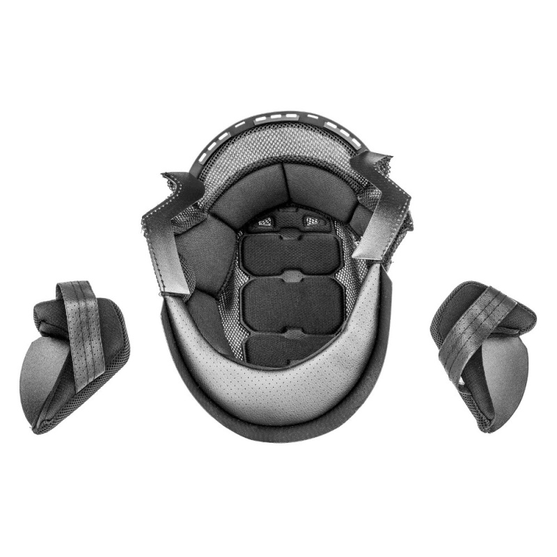 Lícnice a klobouk pro přilby Cassida Handy černá L