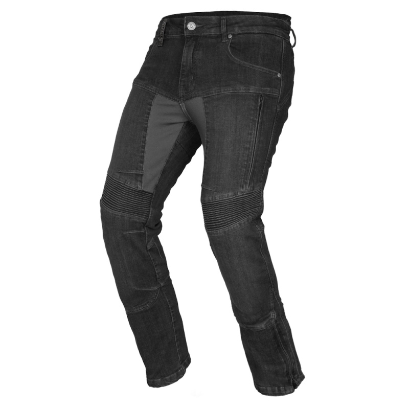 Pánské moto jeansy Ayrton 505 Black černá 38/32