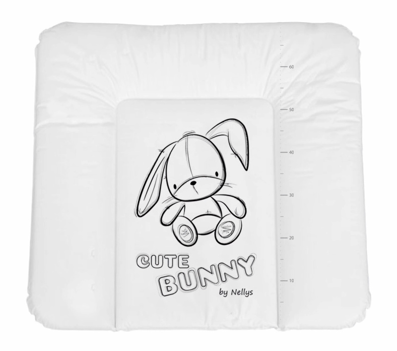 NELLYS Přebalovací podložka měkká Cute Bunny, 85 x 72cm