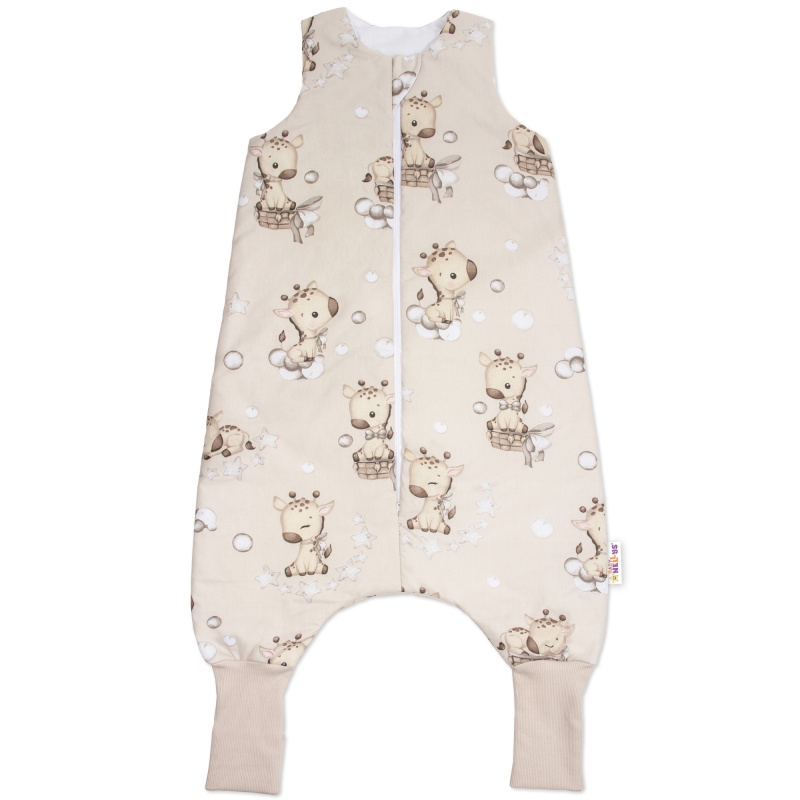 Baby Nellys Spací vak se zahrnovacími nohavičkami Baby Giraffe, vel. M, 86/104