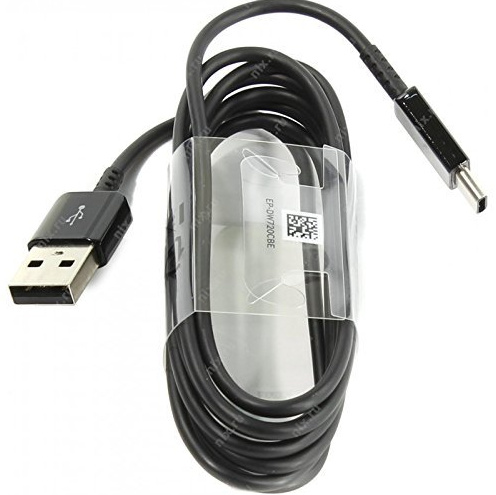 Samsung USB-C datový a nabíjecí kabel 1,5 m – černý (Bulk) EP-DW720CBE