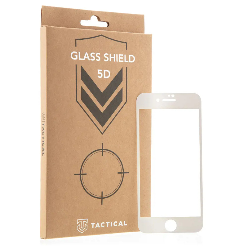 Tactical Glass Shield 5D sklo pro iPhone 7/8/SE (20/22) bílé
