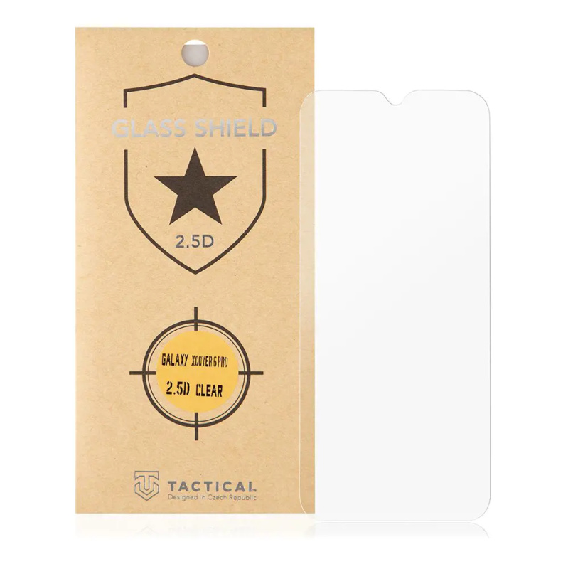 Tactical Glass Shield 2.5D sklo pro Samsung Galaxy Xcover6 Pro čiré