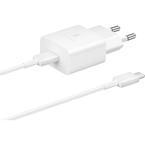 Samsung 15W USB-C nabíječka s kabelem bílá (Bulk)