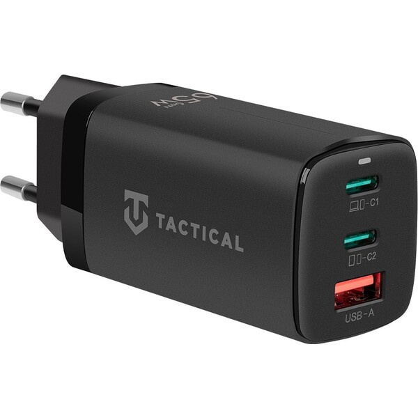 Tactical FlashBang GaN 65W nabíječka černá