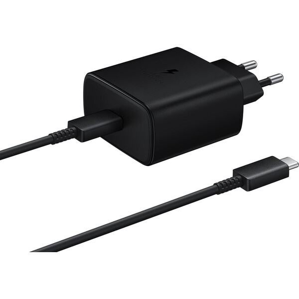 Samsung síťová nabíječka (45W)+ USB-C kabel černá (Bulk)