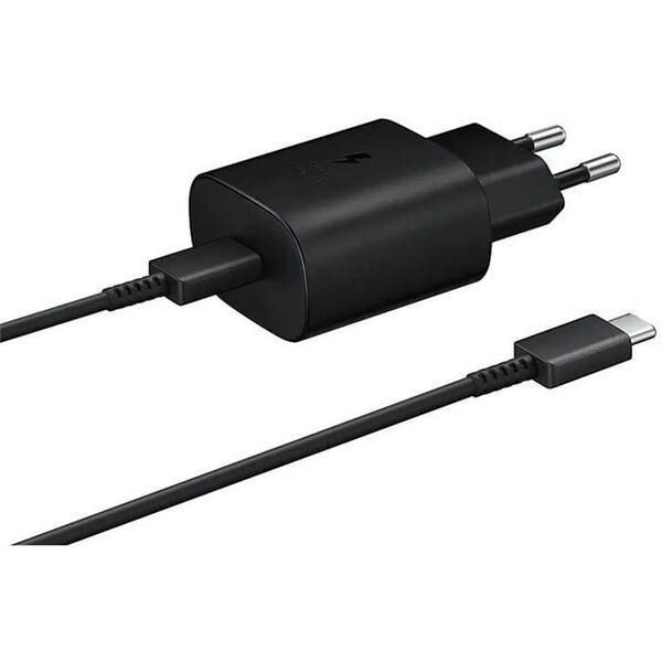 Samsung nabíječka (25W) + USB-C kabel černá (Bulk)