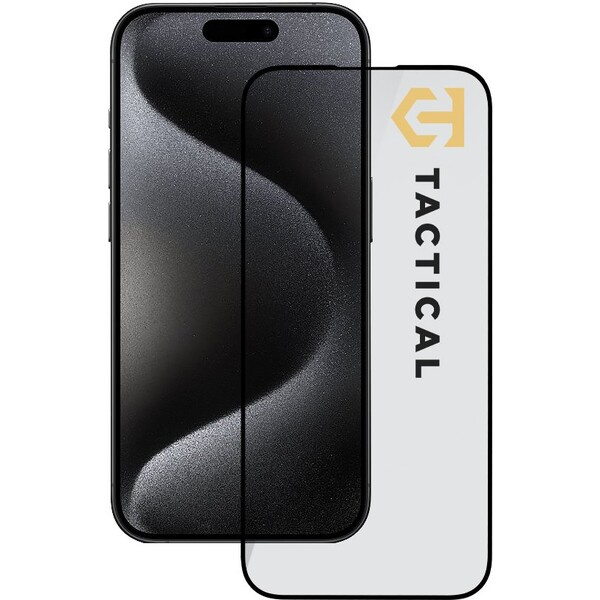 Tactical Glass Shield 5D sklo pro Apple iPhone 15 Pro černé