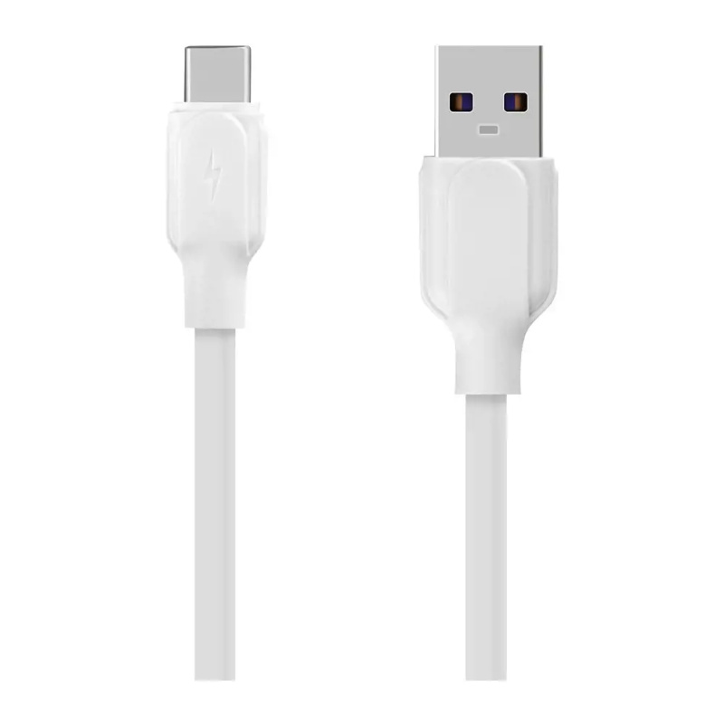 Obal:Me Simple USB-A/USB-C kabel (1m) bílý