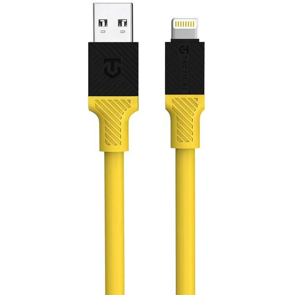 Tactical Fat Man kabel USB-A/Lightning (1m) žlutý