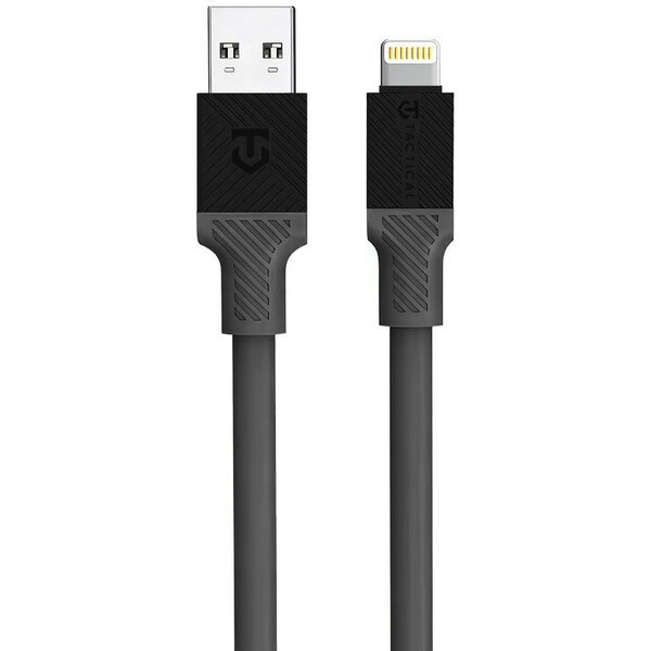 Tactical Fat Man kabel USB-A/Lightning (1m) šedý