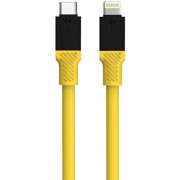 Tactical Fat Man kabel USB-C/Lightning (1m) žlutý