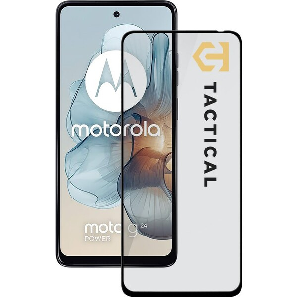 Tactical Glass Shield 5D sklo pro Motorola G24 Power černé