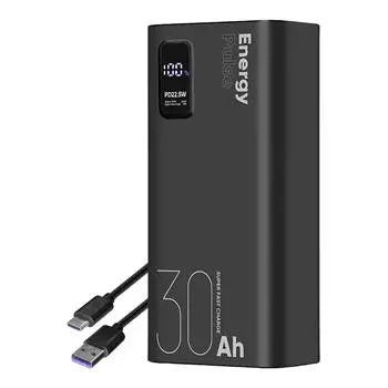 OBAL:ME EnergyPulse Powerbanka 30000mAh (22.5W) černá