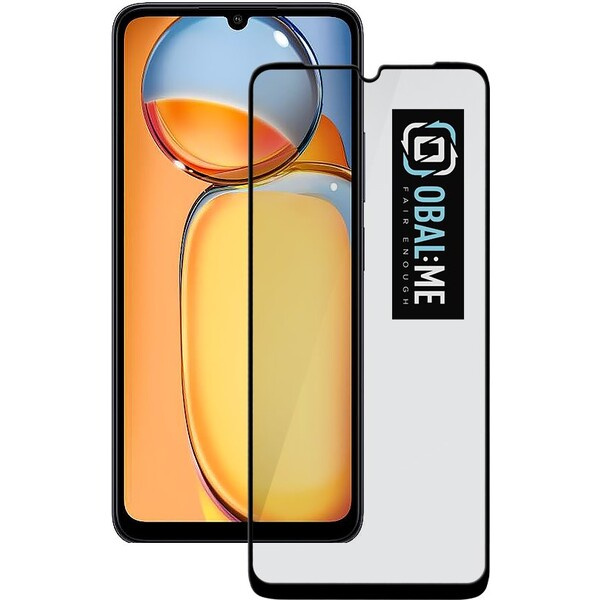 OBAL:ME 5D Tvrzené Sklo pro Xiaomi Redmi 13C 4G/Poco C65 černé