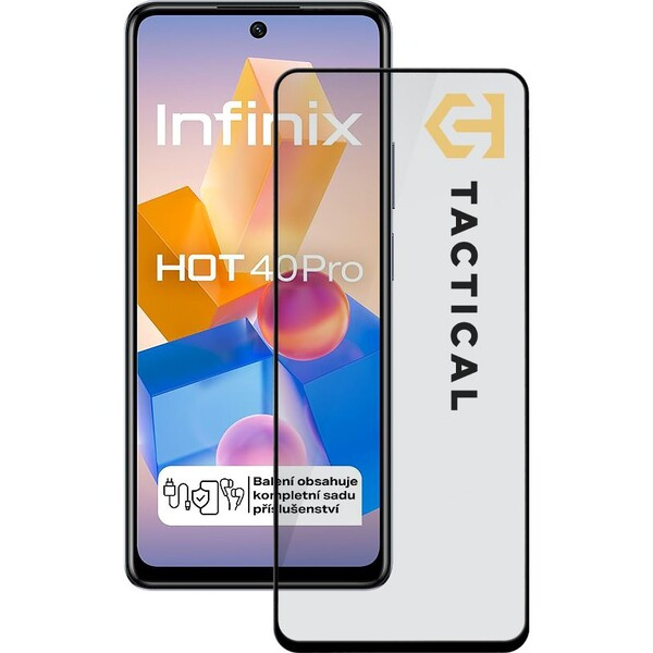 Tactical Glass Shield 5D sklo pro Infinix Hot 40 Pro černé