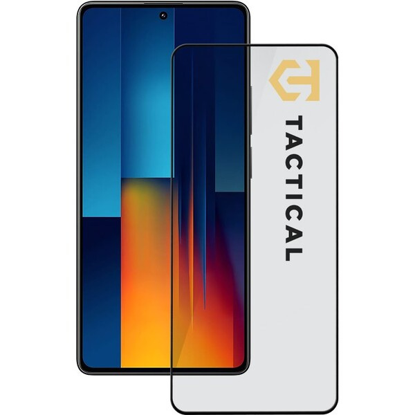 Tactical Glass Shield 5D sklo pro Poco M6 Pro černé