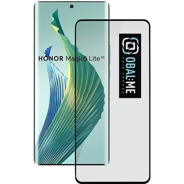 OBAL:ME 5D Tvrzené Sklo pro Honor Magic5 Lite černé