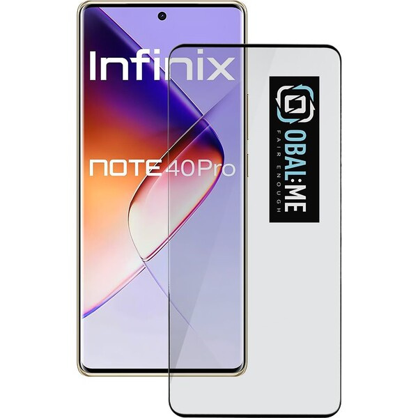 OBAL:ME 5D tvrzené sklo pro Infinix Note 40 Pro černé