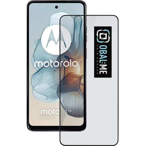 OBAL:ME 5D tvrzené sklo pro Motorola G04/G24 Power černé