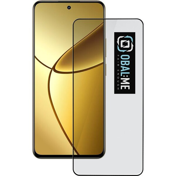 OBAL:ME 5D tvrzené sklo pro Realme 12+ černé