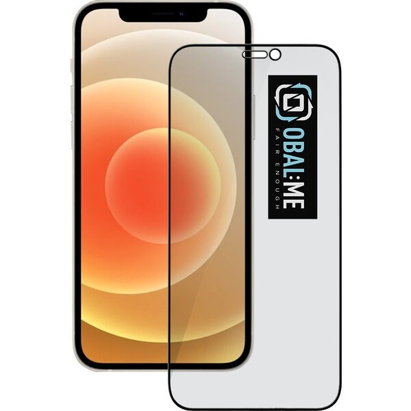 OBAL:ME Privacy 5D tvrzené sklo Apple iPhone 12 Mini černé