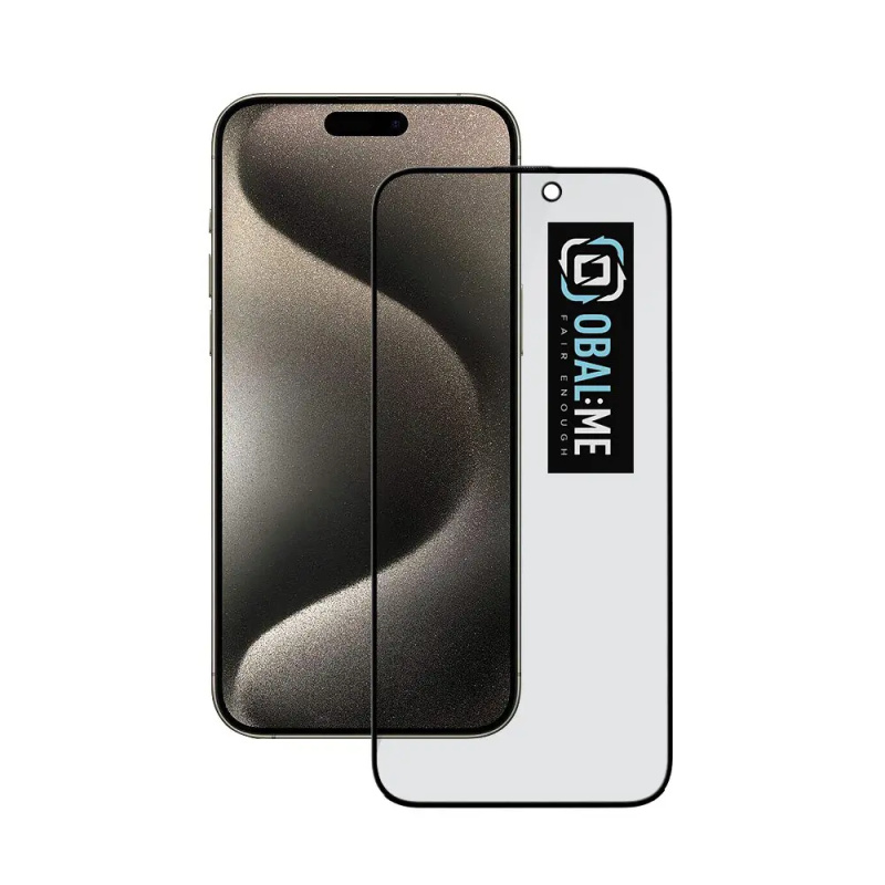 OBAL:ME Privacy 5D tvrzené sklo Apple iPhone 15 Pro Max černé
