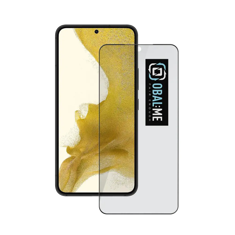 OBAL:ME Privacy 5D tvrzené sklo Samsung Galaxy S22 černé