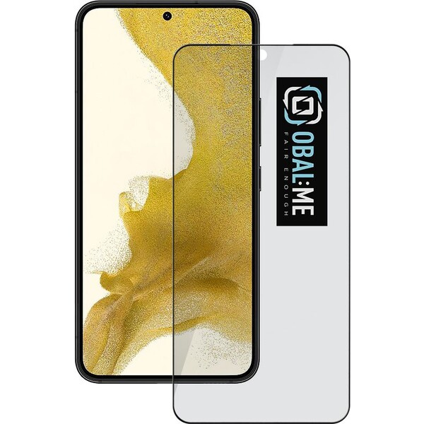OBAL:ME Privacy 5D tvrzené sklo Samsung Galaxy S22 černé