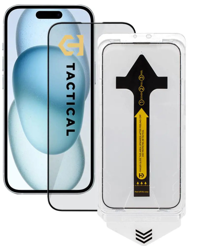 Tactical Impact Barrier for Rookies sklo s aplikátorem Apple iPhone 15/16