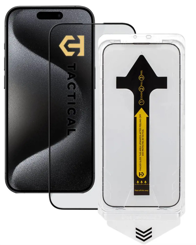 Tactical Impact Barrier for Rookies sklo s aplikátorem Apple iPhone 15 Pro Max