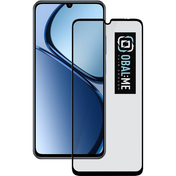OBAL:ME 5D Tvrzené Sklo pro Realme C63 černé