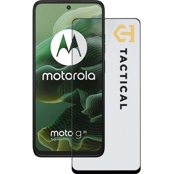 Tactical Glass Shield 5D sklo pro Motorola G35 černé
