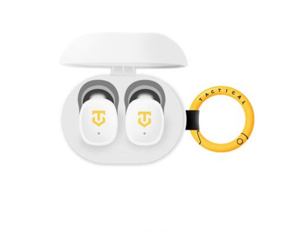 Tactical StrikePods Bug Arctic bezdrátová sluchátka bílá
