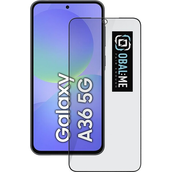 OBAL:ME Privacy 5D tvrzené sklo Samsung Galaxy A36 5G černé
