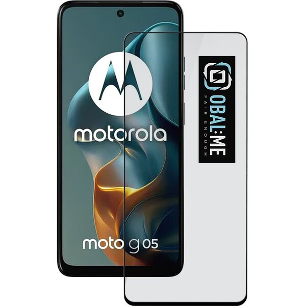 OBAL:ME 5D tvrzené sklo Motorola G05/E15 černé