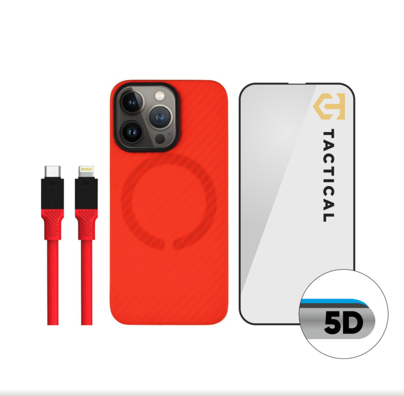 Tactical Red Limited Edition Combo pro Apple iPhone 13 Pro červené