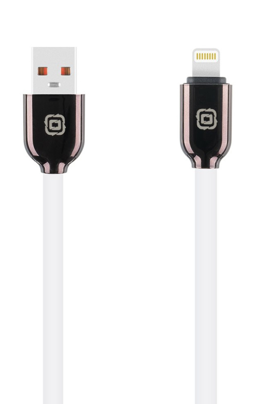 OBAL:ME Sleek USB-A/Lightning kabel bílý