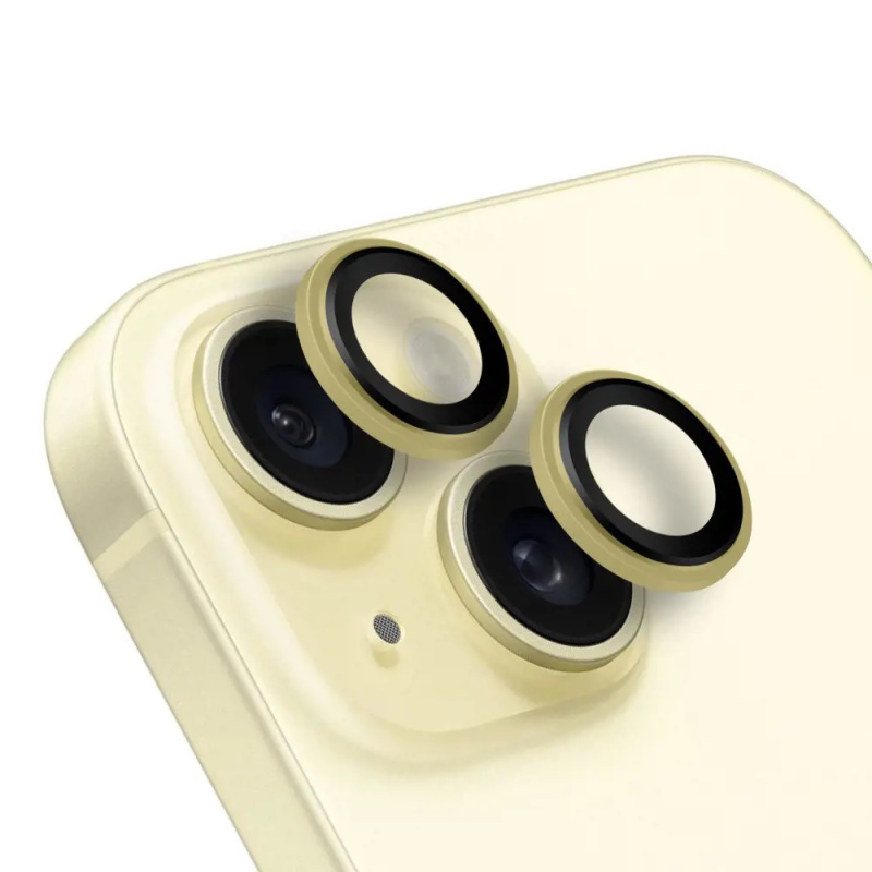 OBAL:ME ochrana čoček Apple iPhone 15/15 Plus žlutá