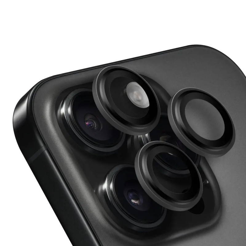 OBAL:ME ochrana čoček Apple iPhone 15 Pro/15 Pro Max černý titan