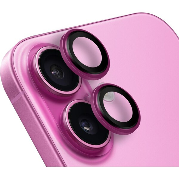 OBAL:ME ochrana čoček Apple iPhone 16/16 Plus růžová
