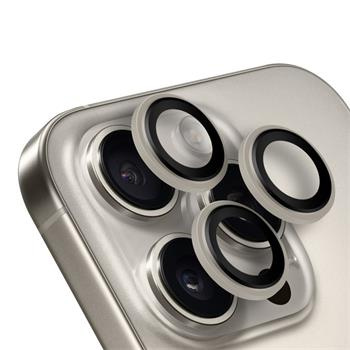 OBAL:ME ochrana čoček Apple iPhone 16 Pro/16 Pro Max přírodní titan