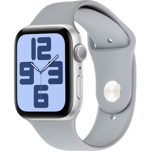OBAL:ME Silikonový Řemínek pro Apple Watch 42-49mm (M-L) šedý