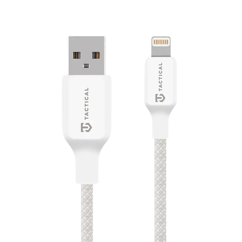 Tactical Stitch Thread kabel USB-A/Lightning (12W) 1m bílý